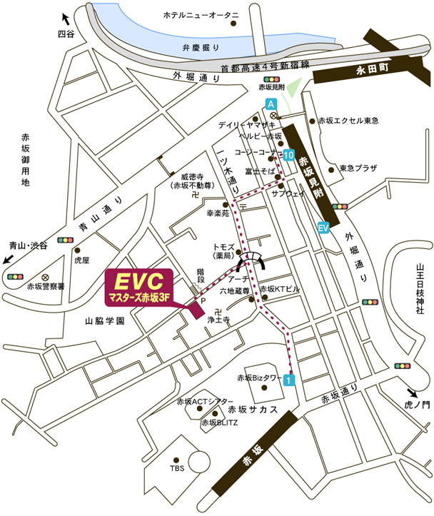 EVC map
